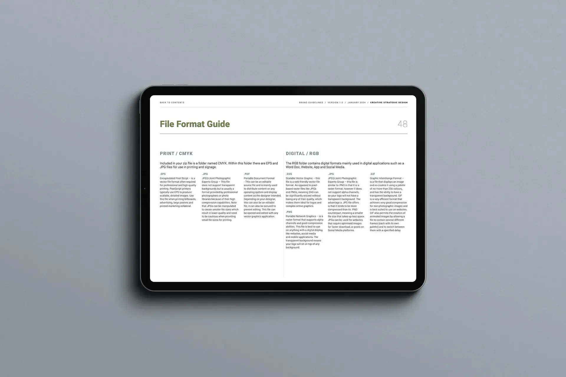 Areo Brand Guidelines Template FAQ Pages
