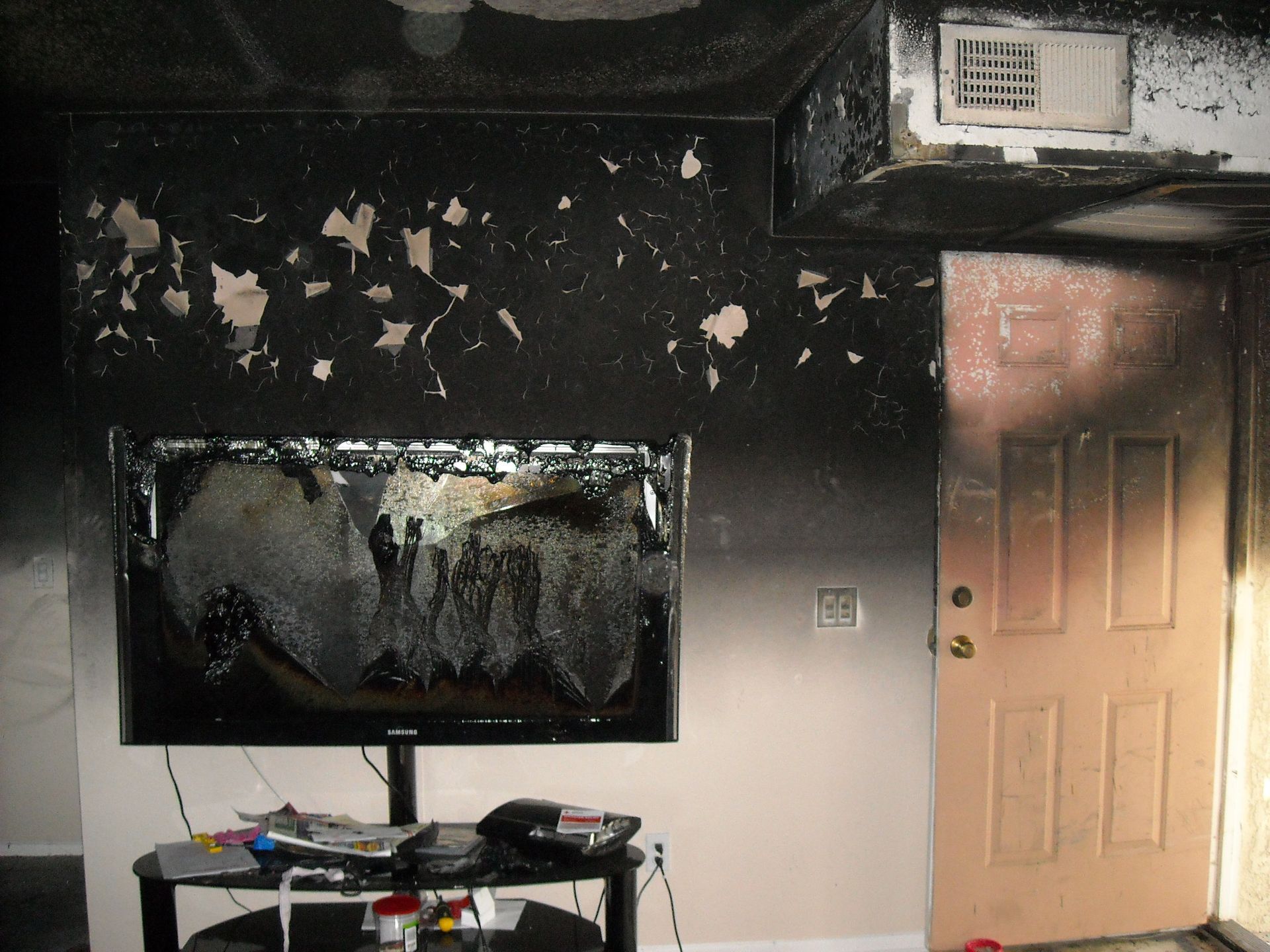 Smoke and soot damage