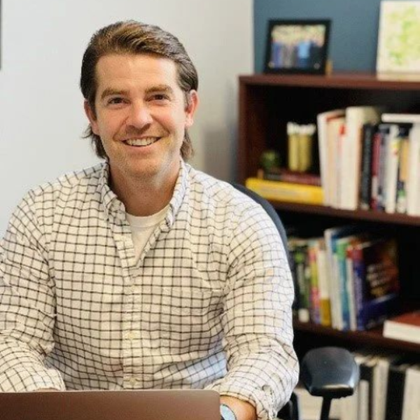 Portrait of Dr. Cory Whelan, Ph.D., BCBA-D, LABA, CCC-SLP, Co-Founder of Seasons Behavioral Services.
