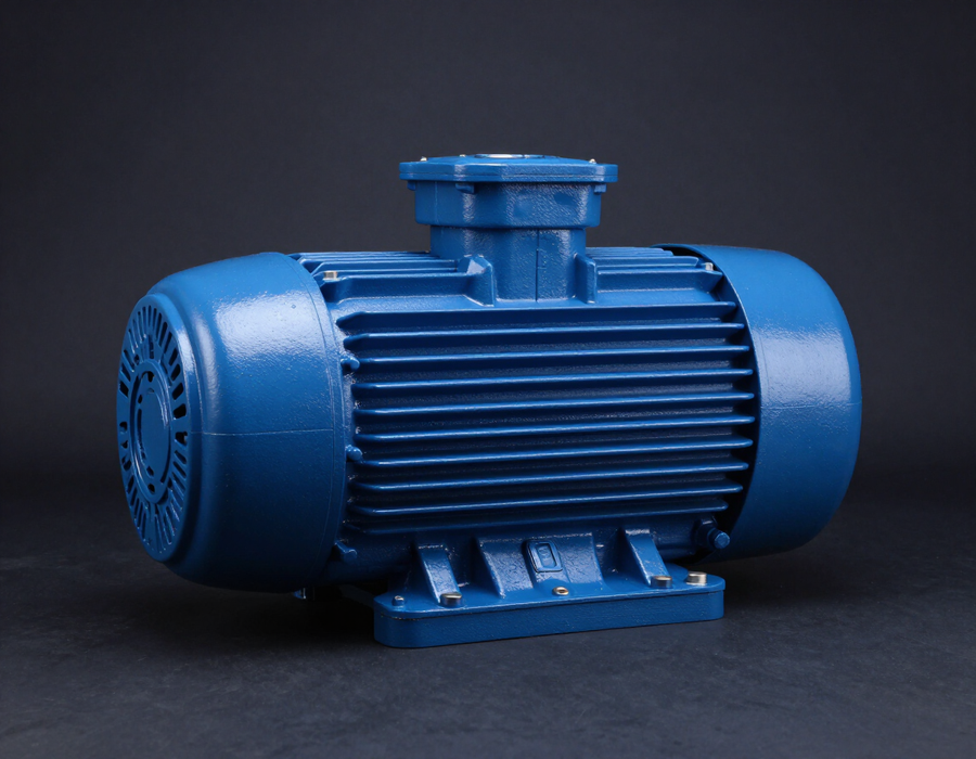 Motor eléctrico industrial trifásico