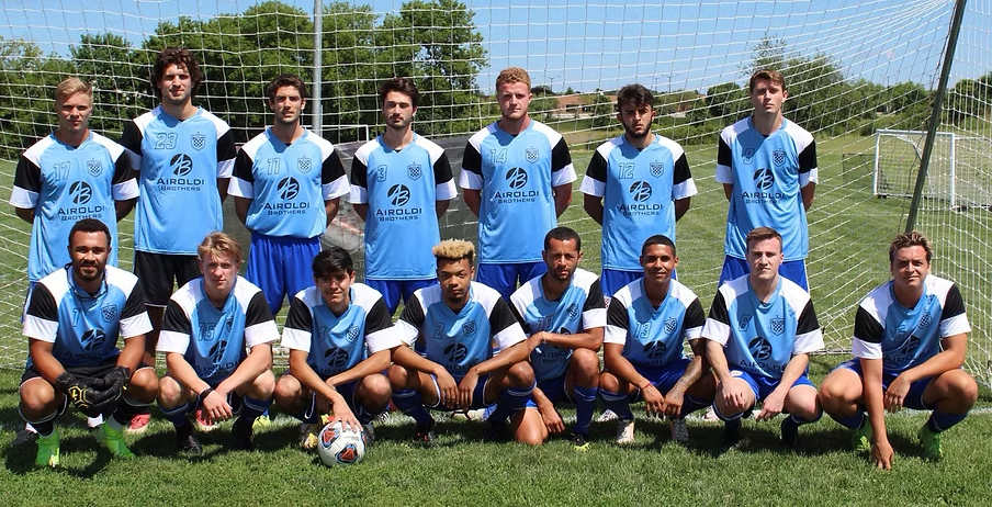 Croatian Eagles Soccer Club majors team on a field