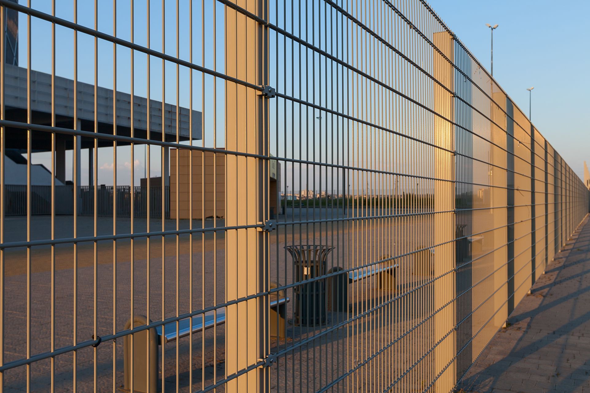 Metal fence