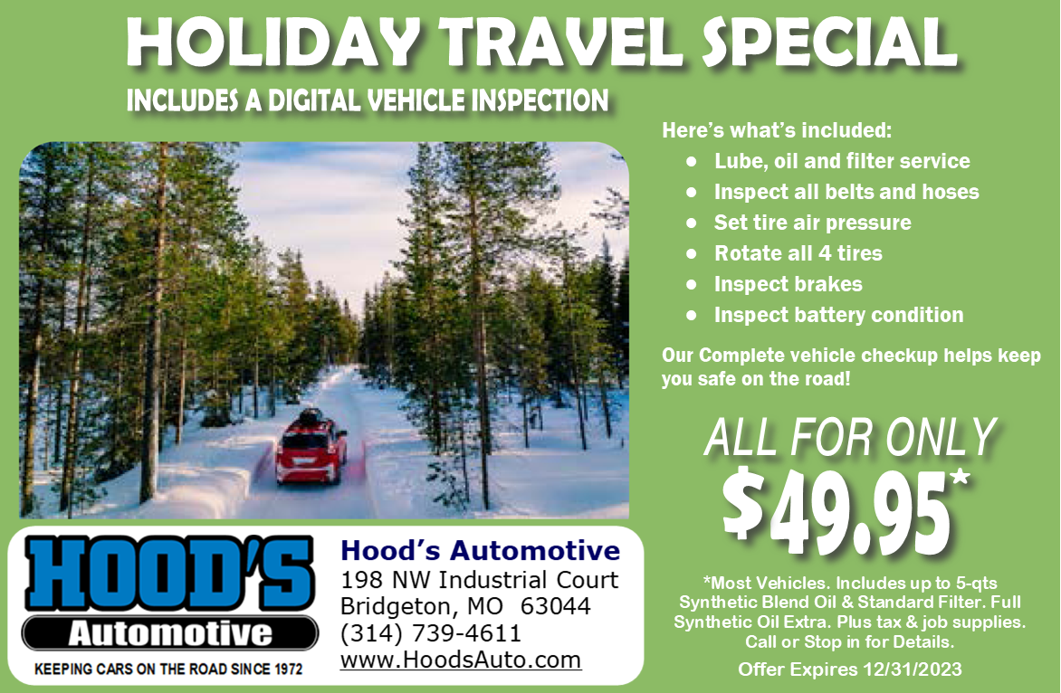 Auto Repair Savings & Coupons in Bridgeton, MO Hood's Automotive