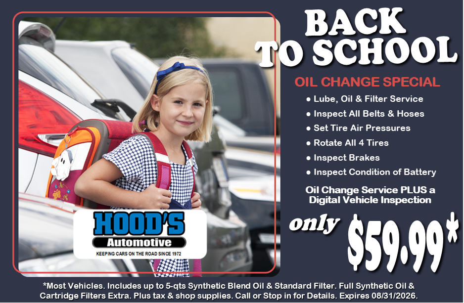 Free Pothole Inspection Special | Hood's Automotive