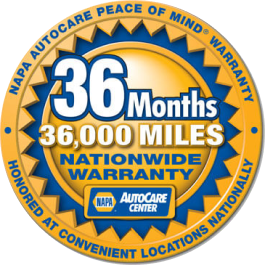 NAPA Auto Care Center Warranty
