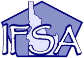 IFSIA logo in blue and white with a stylized house outline and state silhouette