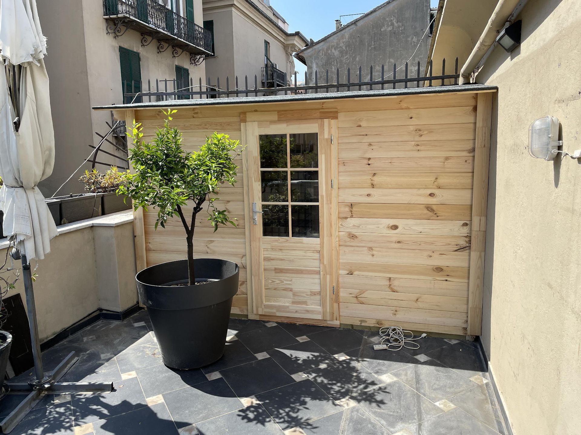 casetta in legno da giardino