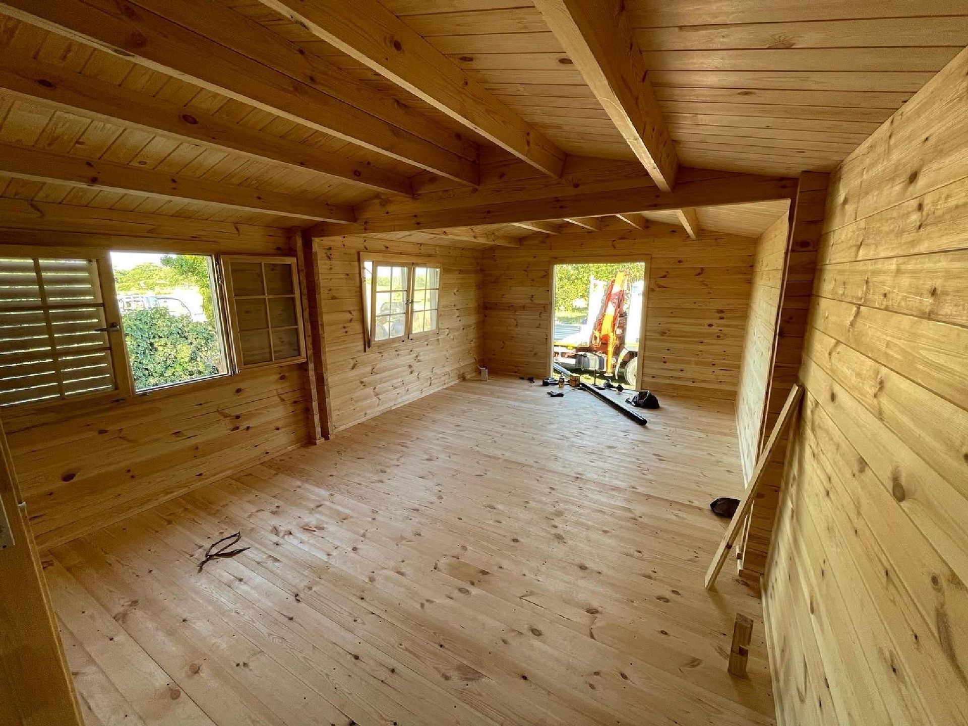 interno casa in legno fissa