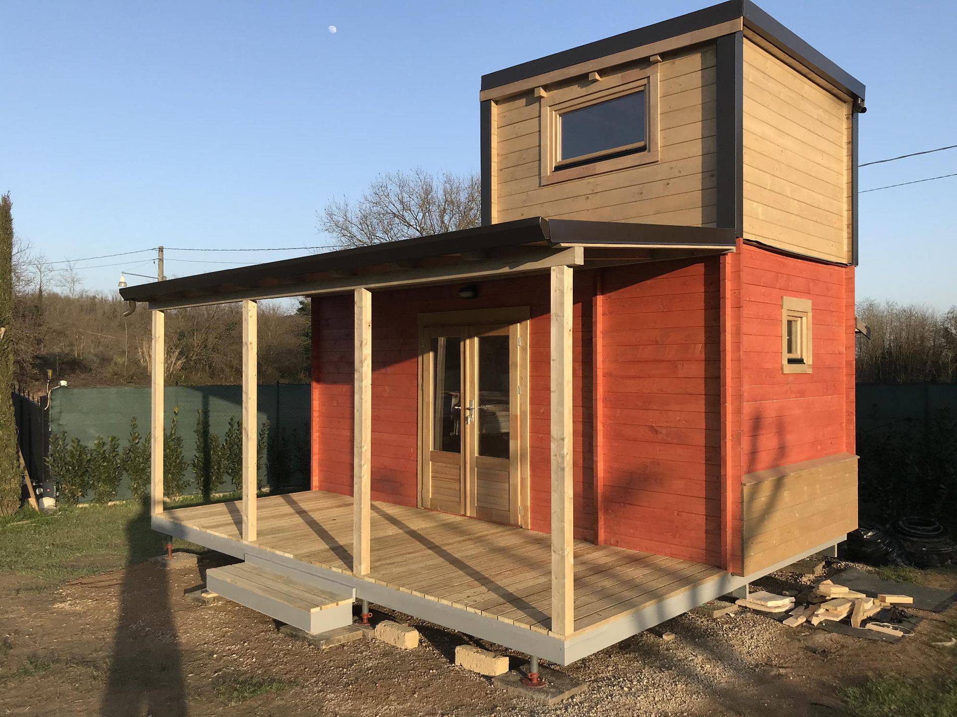 casa in legno due piani