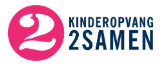 Logo van Kinderopvang 2Samen met een roze hartvormige 