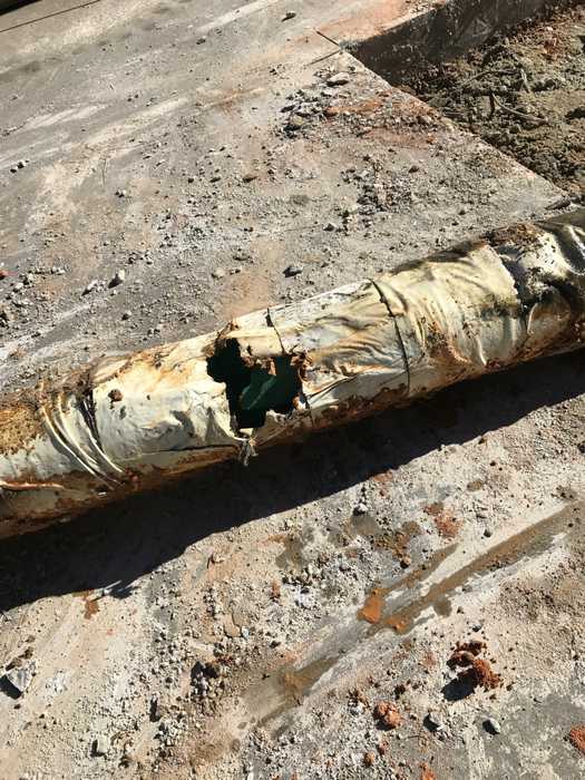 Broken Sewer Pipe — McDonough, GA — Express Plumbing & Septic