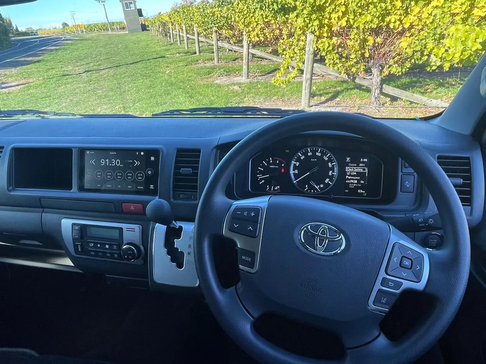 Hi-Ace Minibus Rental Vehicle from Motorworld Rentals in Blenheim Marlborough New Zealand