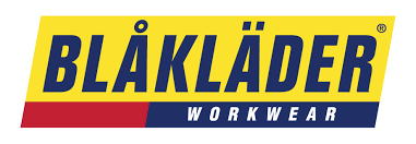 Logo Blåkläder Workwear en jaune, bleu et rouge avec le symbole d'une marque déposée.
