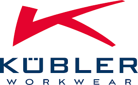 Logo « K » rouge au-dessus du texte « KÜBLER WORKWEAR ».