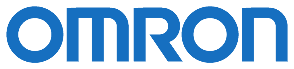 Logo bleu « OMRON ».
