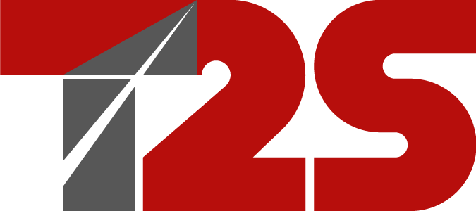 Logo avec les lettres « T25 » en rouge et gris.