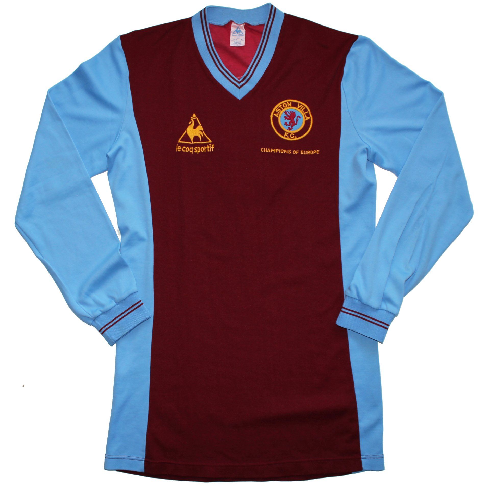 1983 Aston Villa European Cup Match Worn Shirt v Juventus