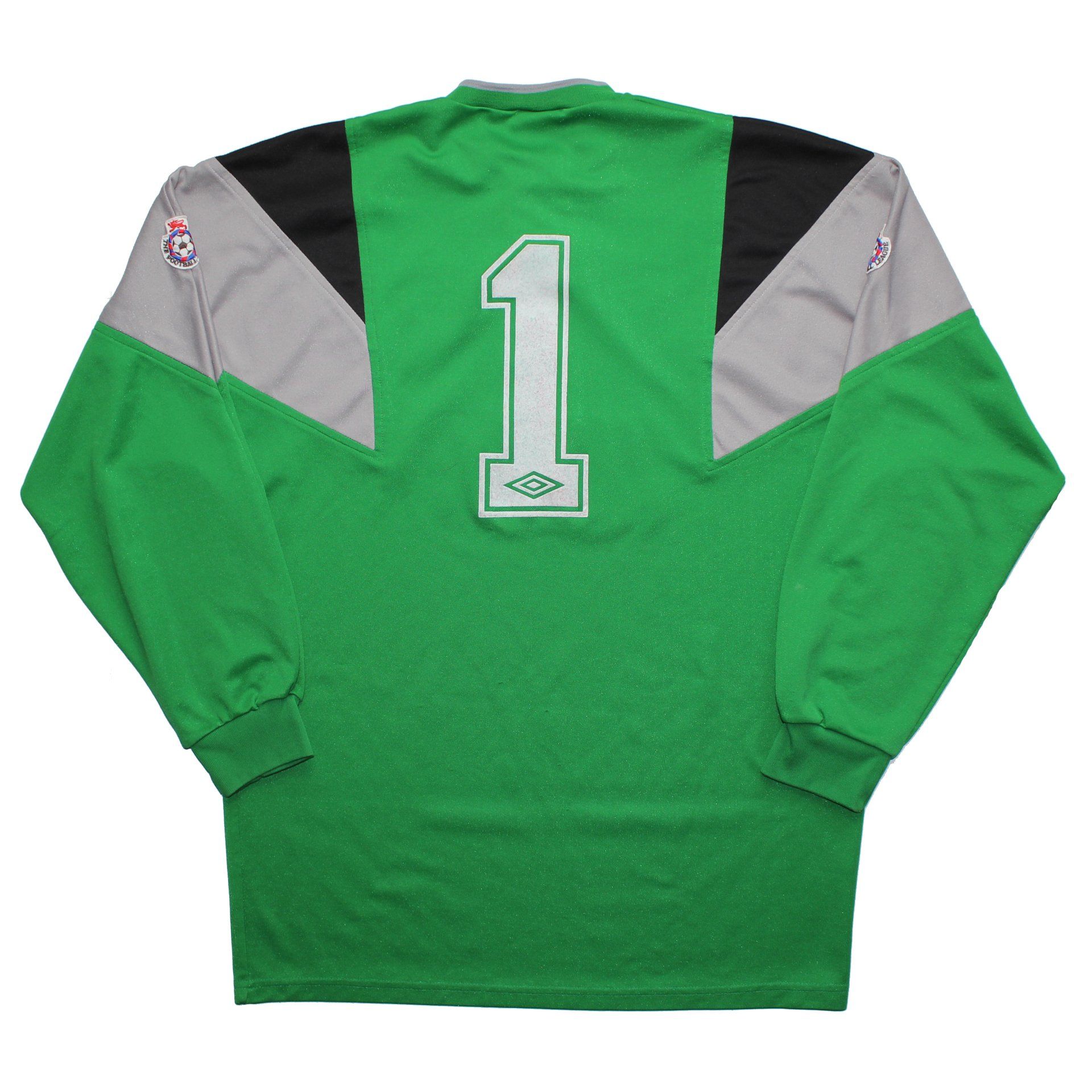 1990-91 Aston Villa Match Worn Goalkeeper Shirt