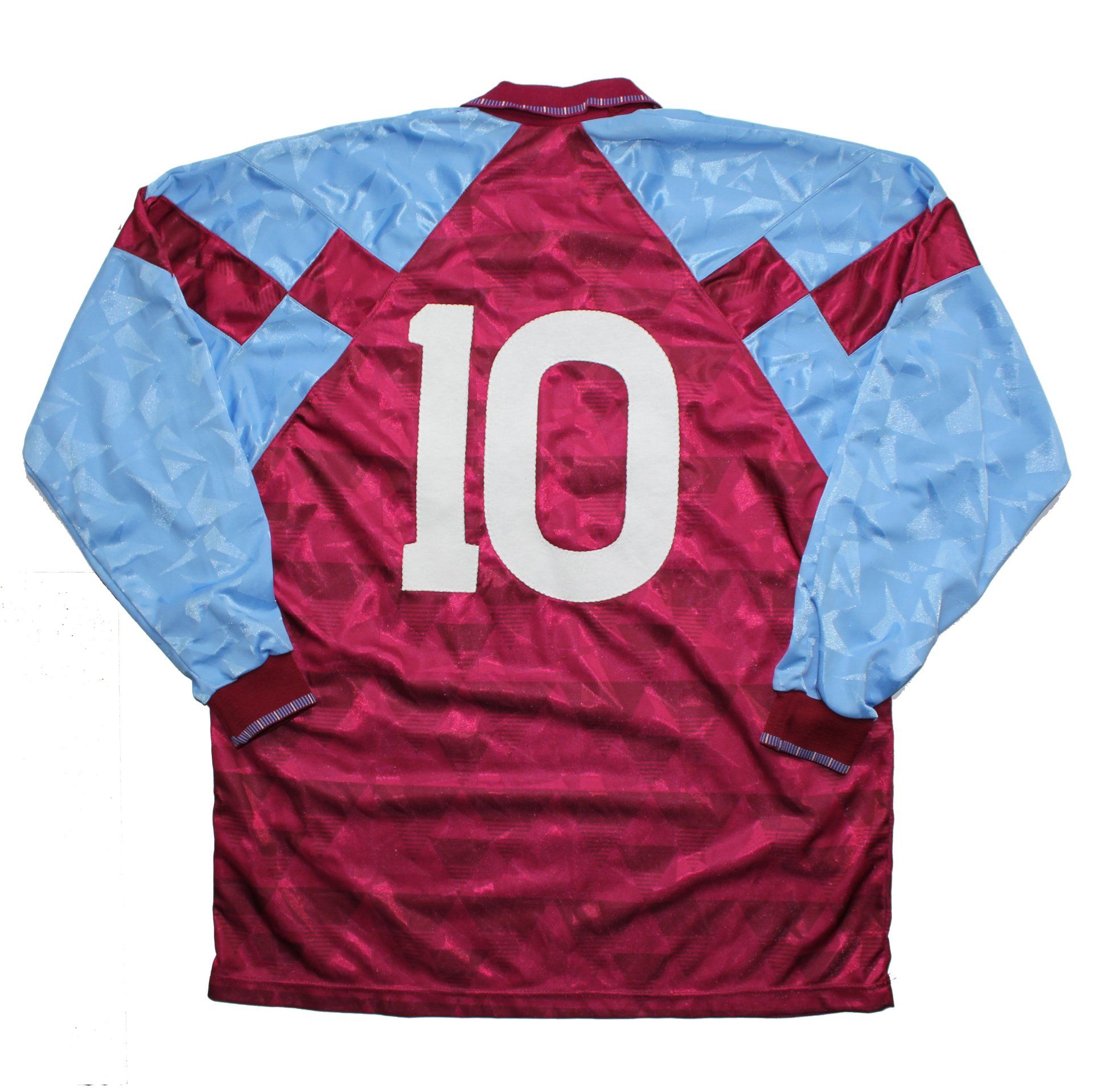 1990-91 Aston Villa UEFA Cup Match Shirt