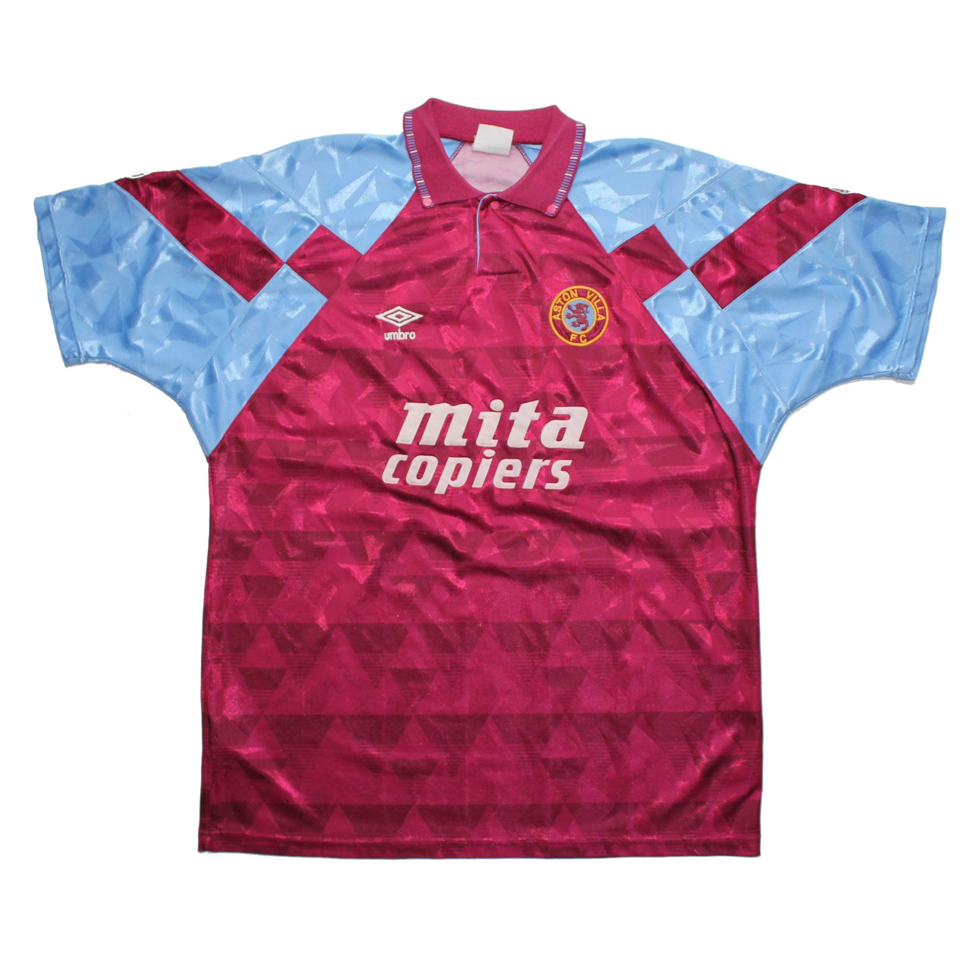 1990-92 Aston Villa Match Worn Shirt