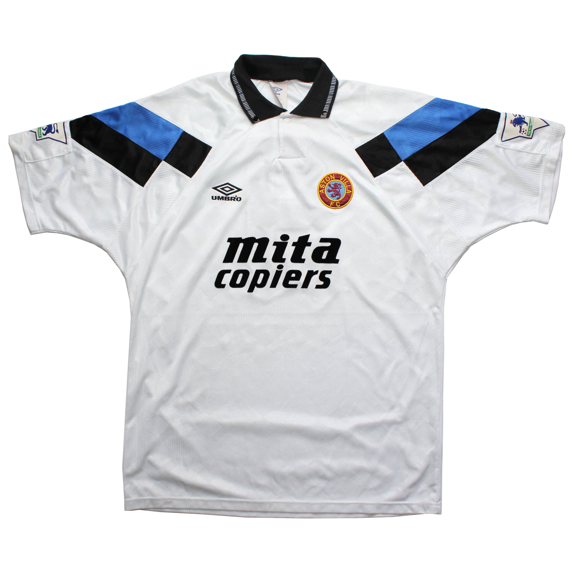 1992-93 Aston Villa Match Worn Away Shirt