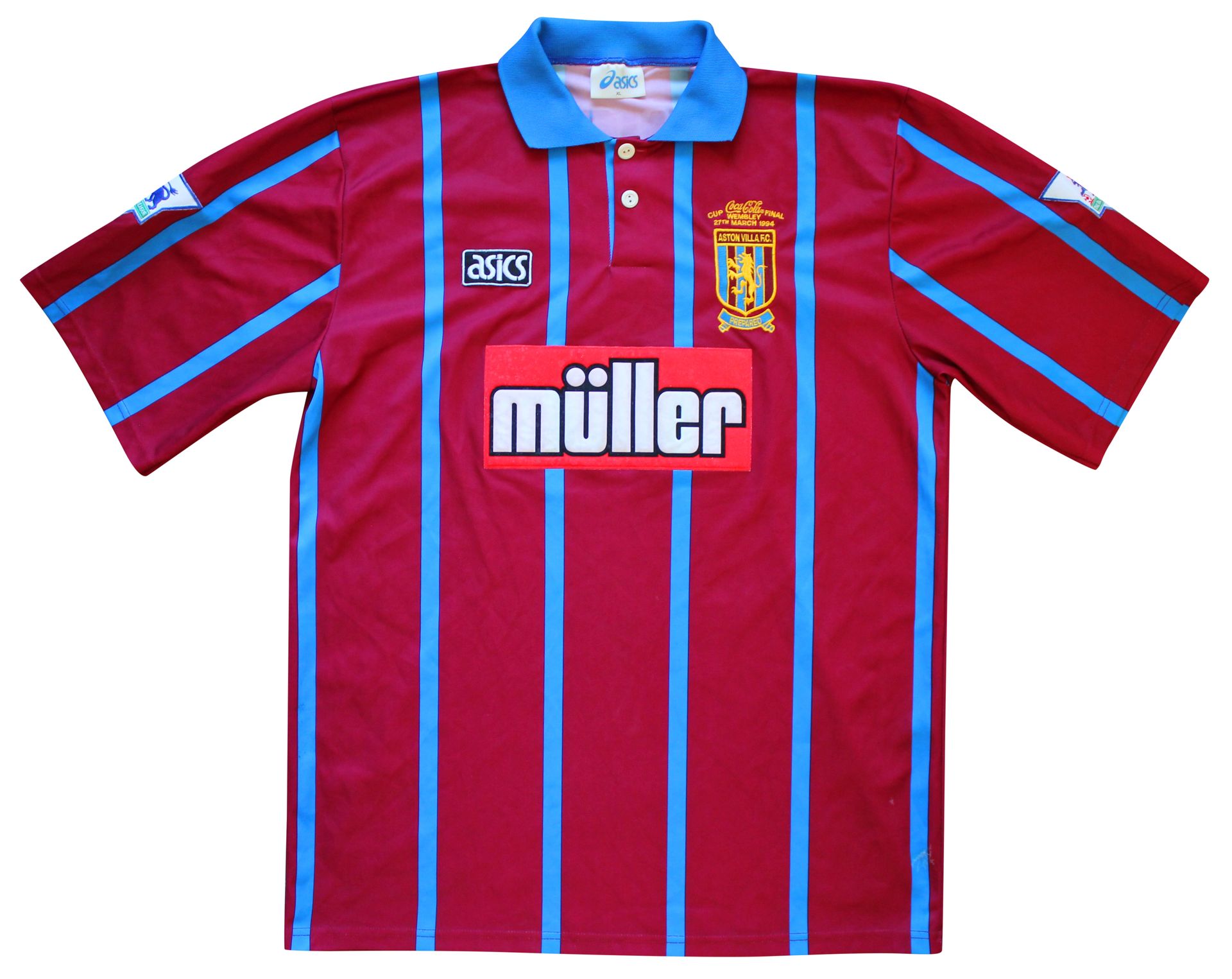 1994 Match Worn League Cup Final Shirt
