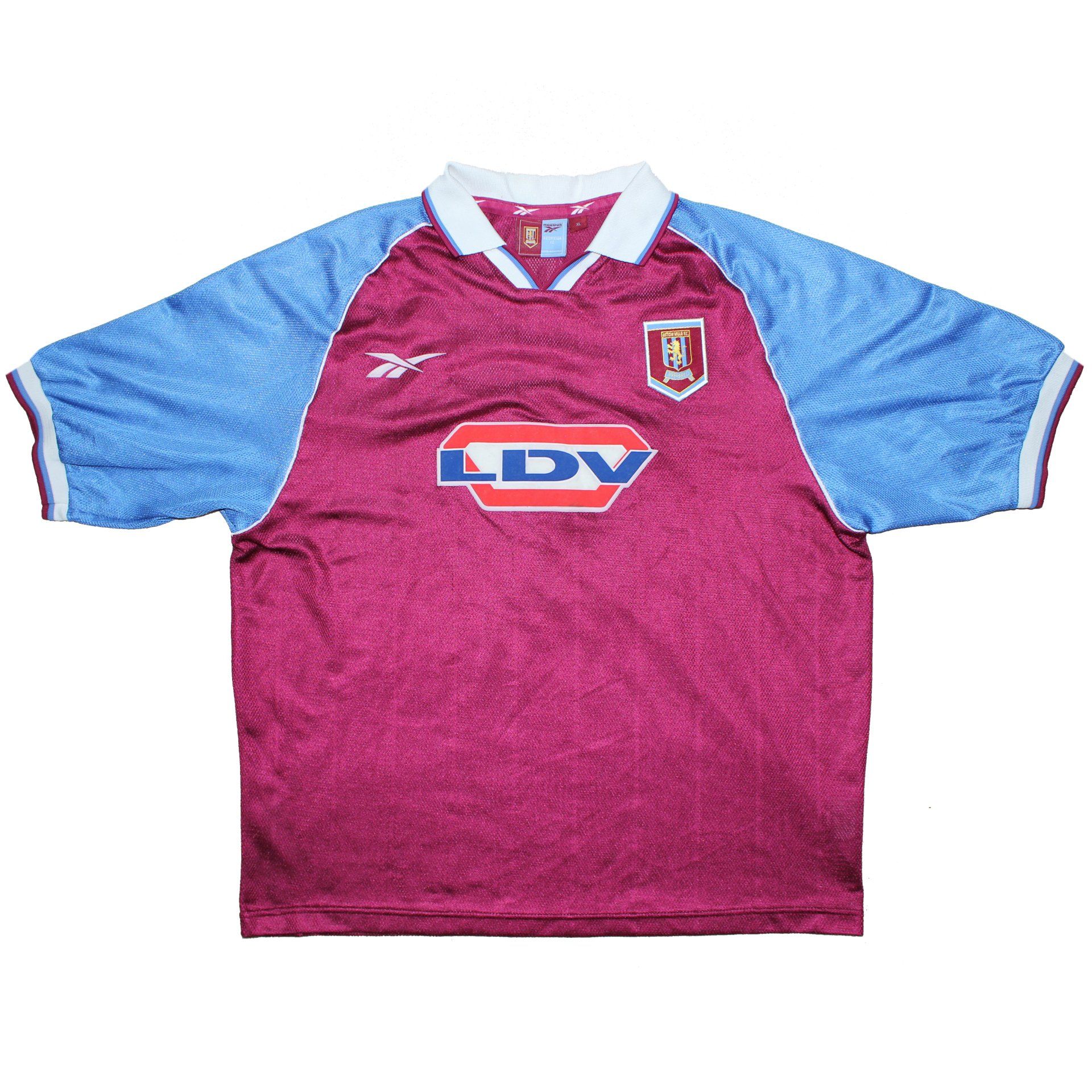1998-99 Aston Villa UEFA Cup Match Worn Shirt