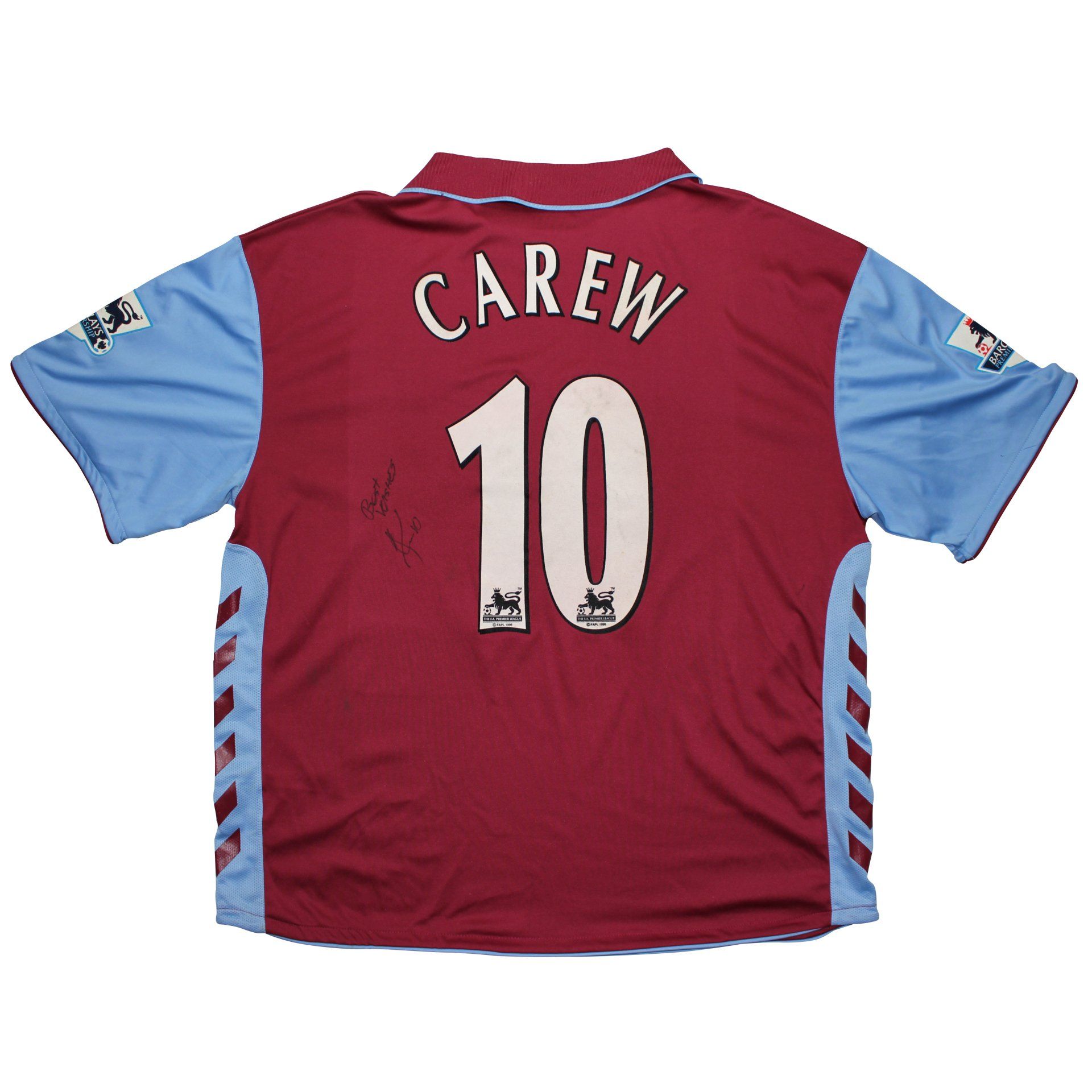 2006-07 Aston Villa Match Worn Shirt