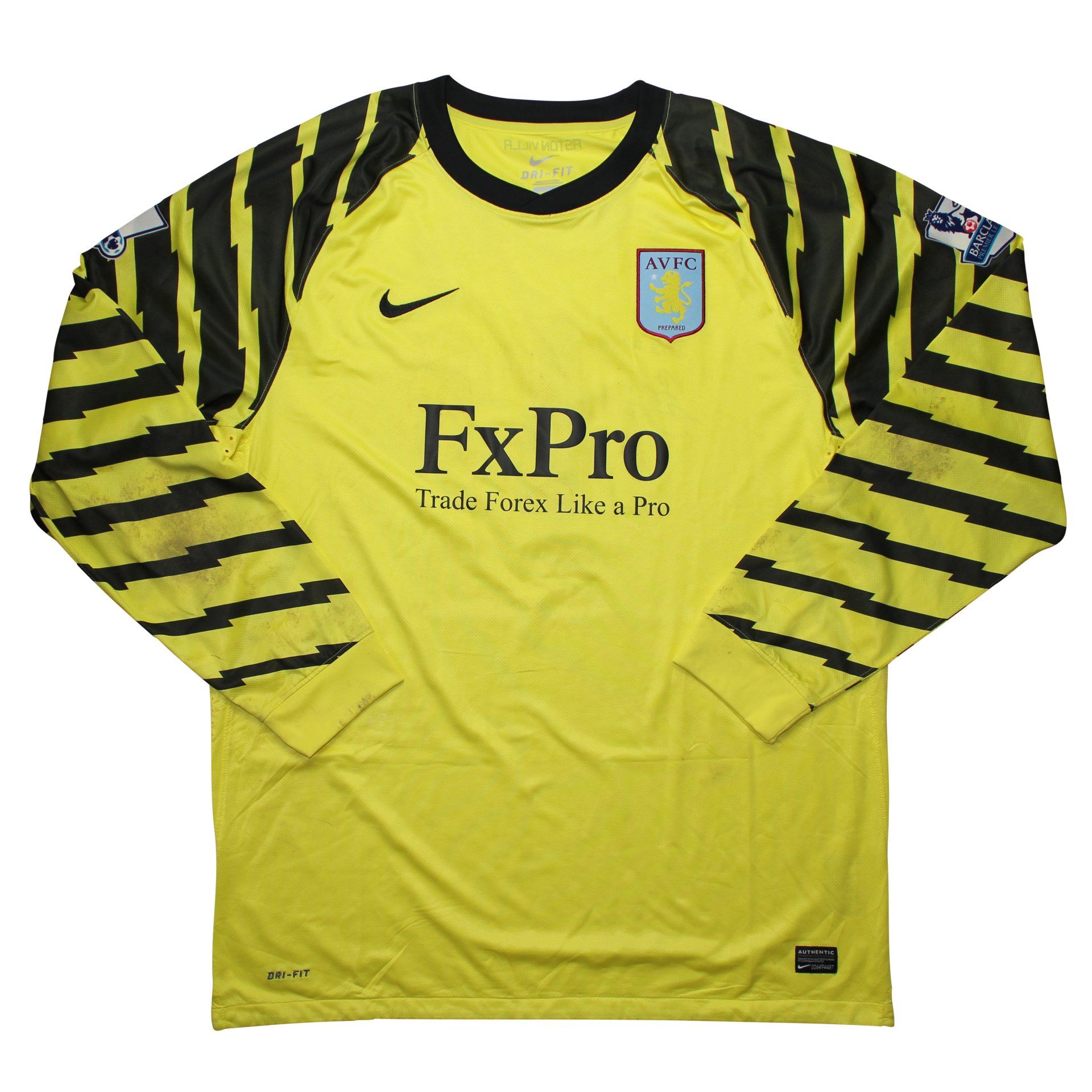2010-11 Aston Villa Match Away Shirt