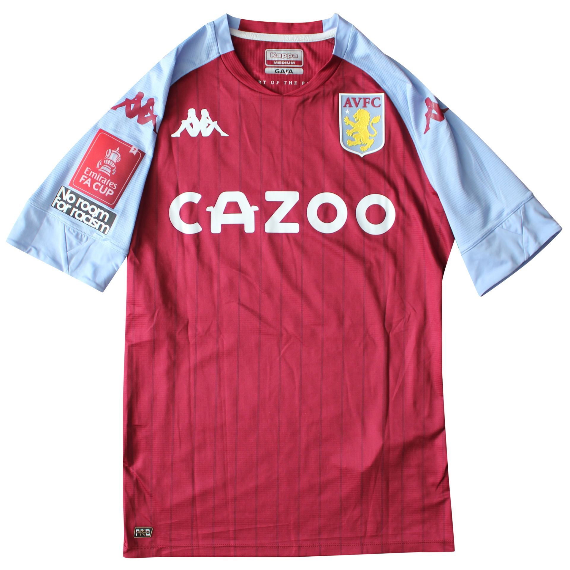 2020-21 Aston Villa Match Worn FA Cup Shirt