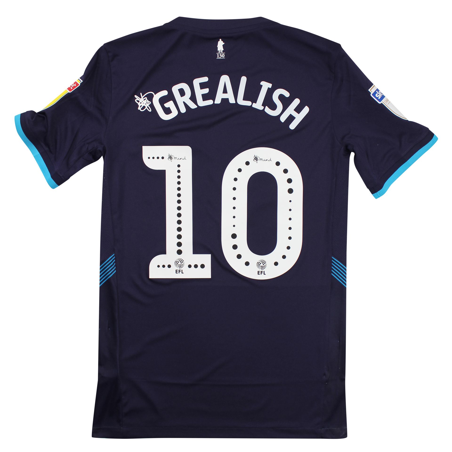 2018-19 Aston Villa Match Worn Third Shirt