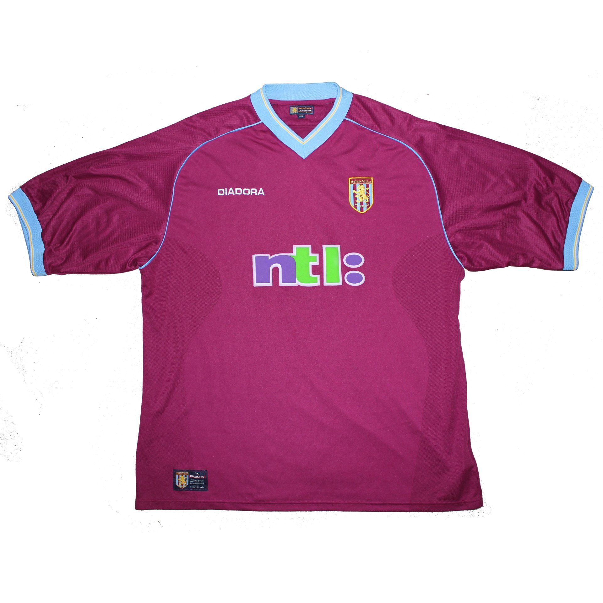 2001-2002 Aston Villa Match Worn Shirt