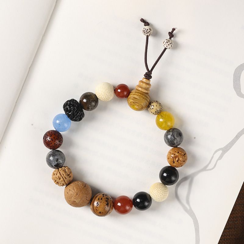 十八籽手環菩提手串 菩提手環 佛珠手串 保平安手飾 男女款祈福手環