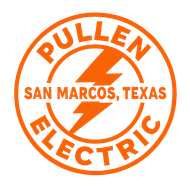 A logo for pullen electric in san marcos texas