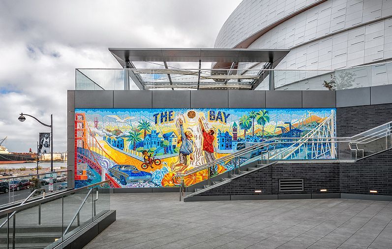 Colorful mural