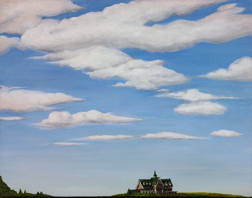 Prince of Wales - Waterton, acrylic, 16