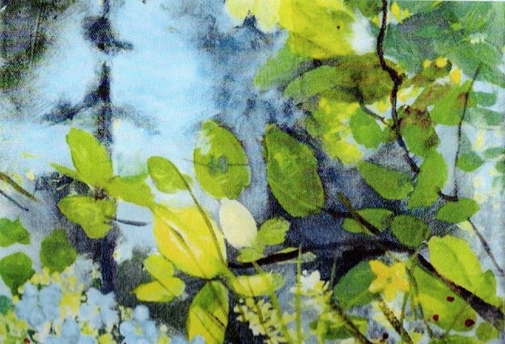 Aspen Grove, Acrylic, 16