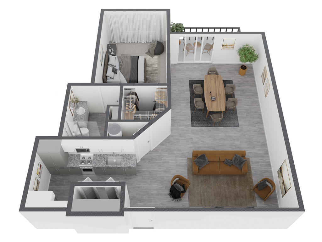 The Access A5 floor plan