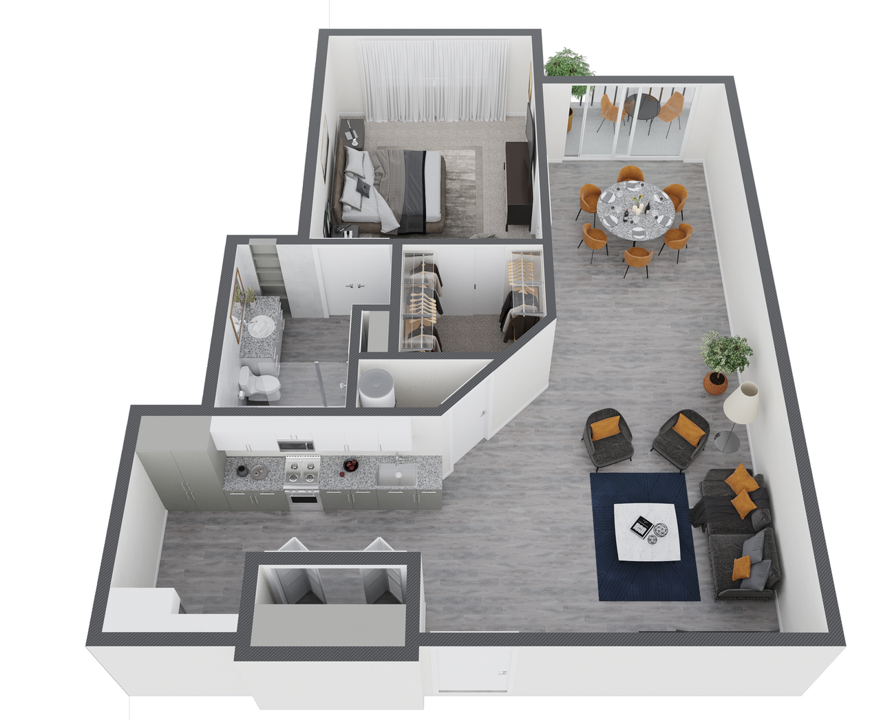 The Access A3 floor plan