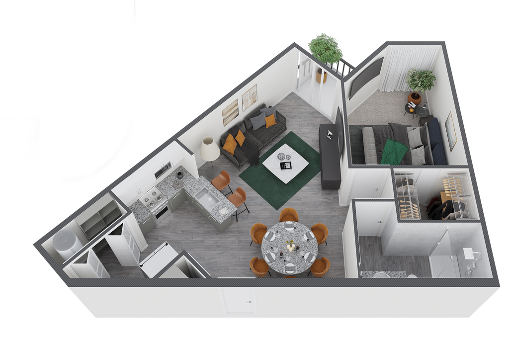 The Access A4 floor plan