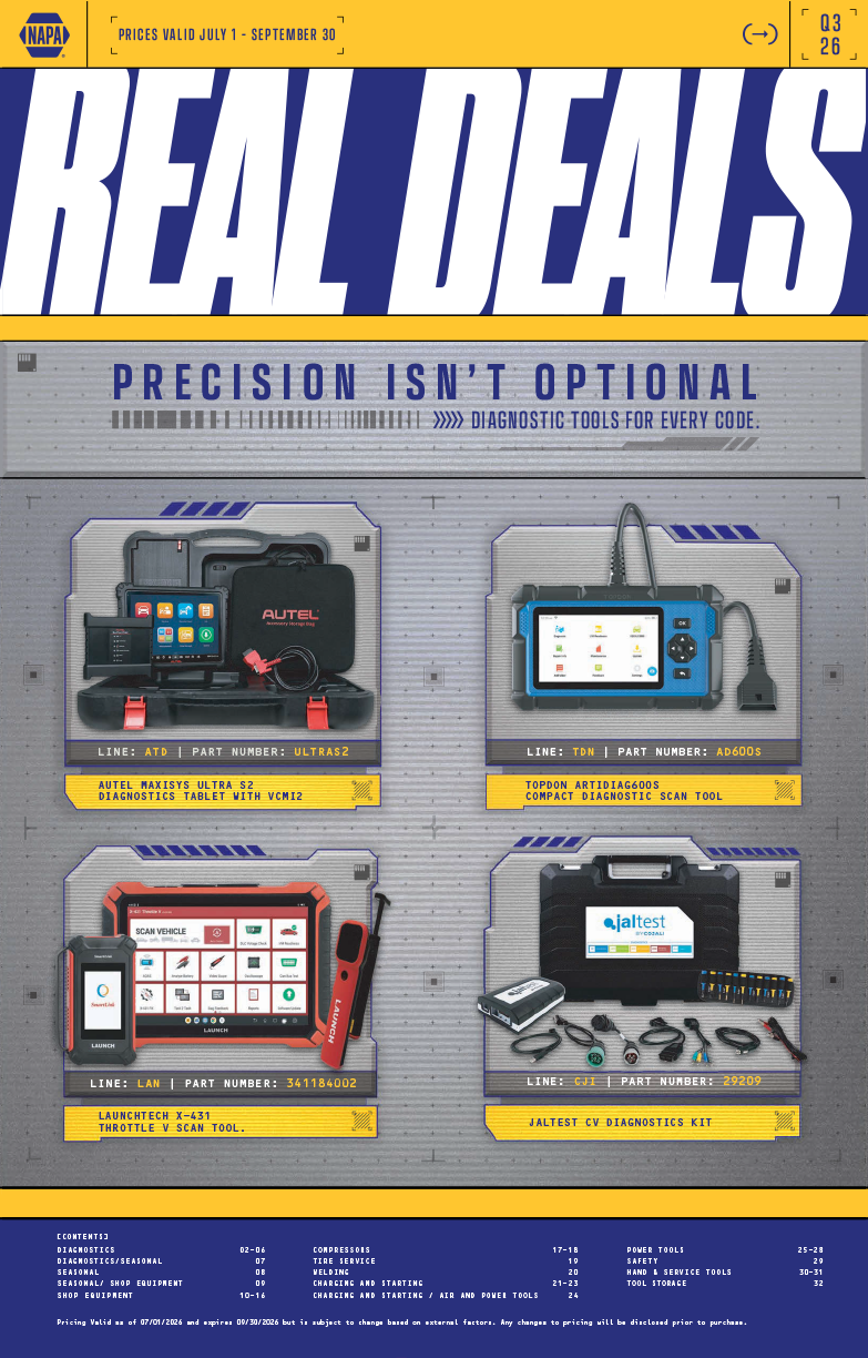Real Deal Specials at NAPA Auto Parts - A.T.P. Auto and Truck Parts Inc in Waterford, Ct