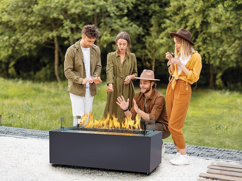 People in a Firewood