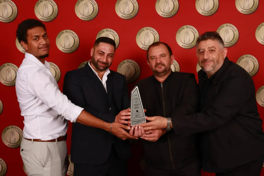 Modified Smash Repair Team at the Business Awards 2026