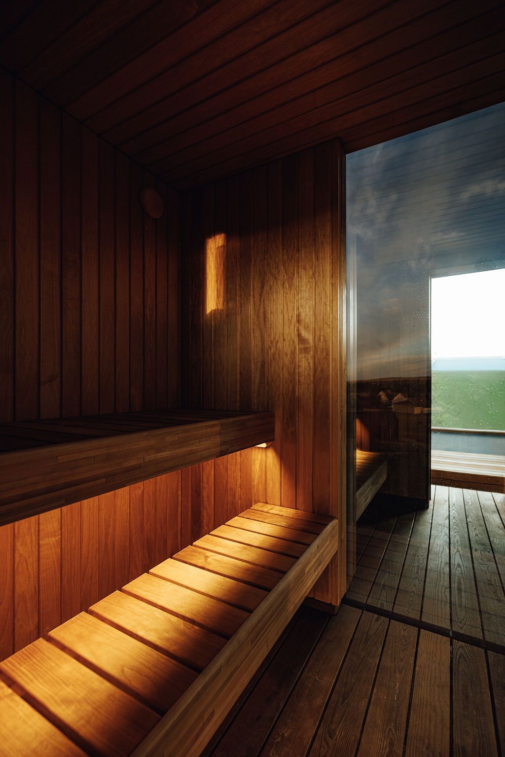 Golden Ranch Montana airbnb mirror cabin sauna