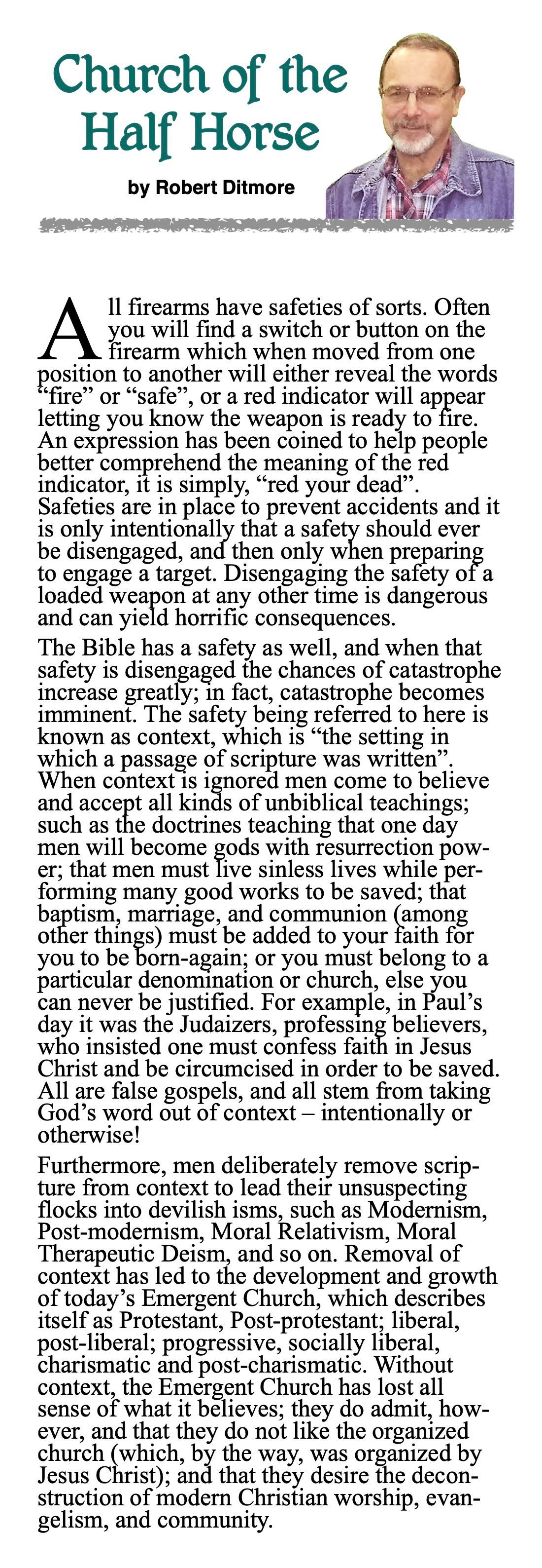 Text article titled