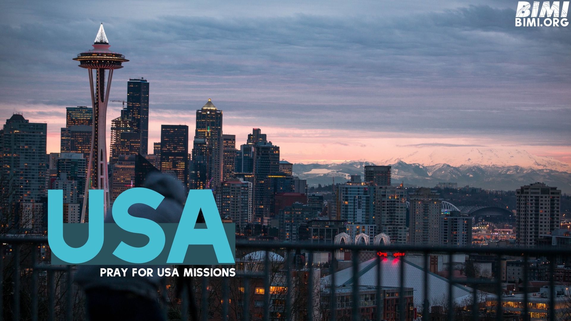 Seattle skyline with text 