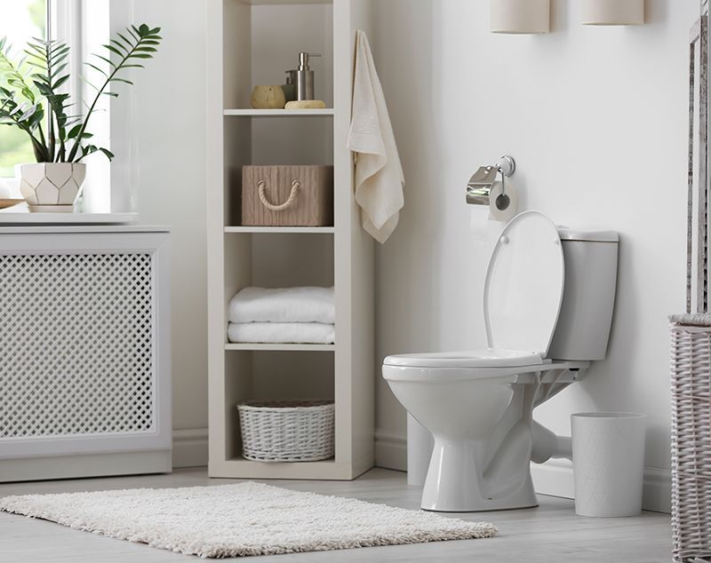 Simple Bathroom With Toilet Simple Bathroom With Toilet