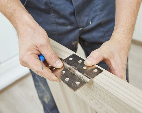 Installing Door Hinge Installing Door Hinge