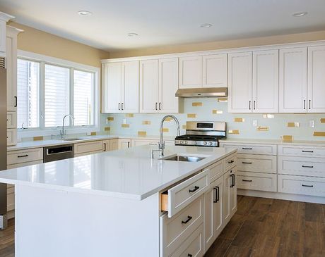 Kitchen Area With White Cabinets Kitchen Area With White Cabinets