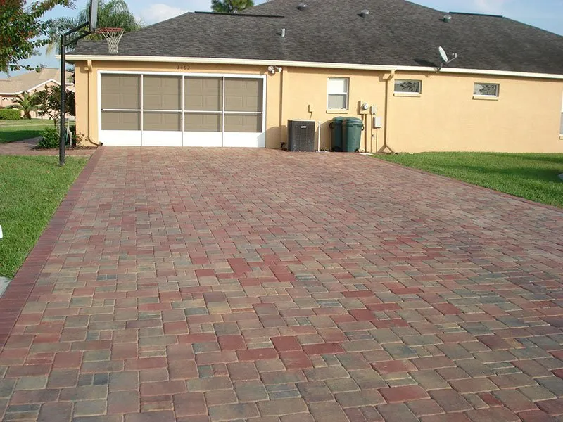 Reddish Driveway Flooring — Spring Hill, FL — Ed Pulido LTD